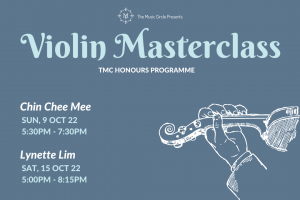 Violin Masterclass for the violin school in Singapore